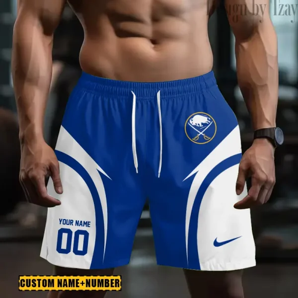 Buffalo Sabres  NHL Men's Shorts Sport Lightweight Casual Workout style 2025 BGSHORT607