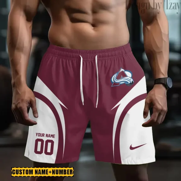 Colorado Avalanche NHL Men's Shorts Sport Lightweight Casual Workout style 2025 BGSHORT611