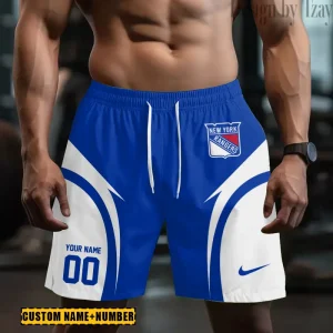 New York Rangers NHL Men's Shorts Sport Lightweight Casual Workout style 2025 BGSHORT623