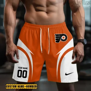 Philadelphia Flyers NHL Men's Shorts Sport Lightweight Casual Workout style 2025 BGSHORT625