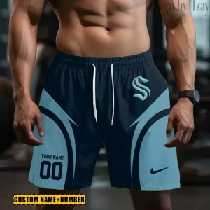 Seattle Kraken NHL Men's Shorts Sport Lightweight Casual Workout style 2025 BGSHORT628
