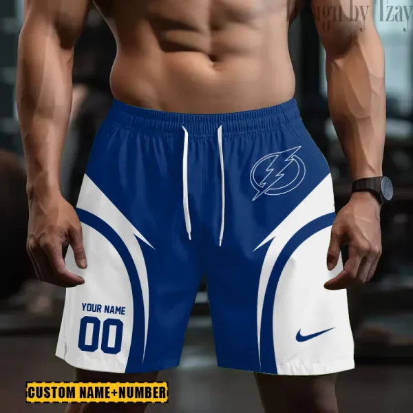 Tampa Bay Lightning NHL Men's Shorts Sport Lightweight Casual Workout style 2025 BGSHORT630