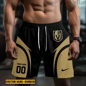 Vegas Golden Knights NHL Men's Shorts Sport Lightweight Casual Workout style 2025 BGSHORT634