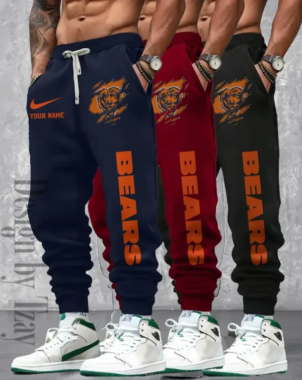 Chicago Bears Men 2D Fashion Jogging Pants Casual BGJGPSP352