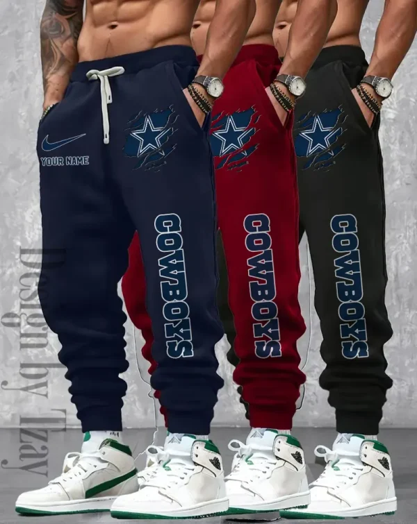 Dallas Cowboys Men 2D Fashion Jogging Pants Casual BGJGPSP355