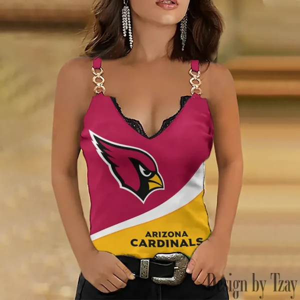 Arizona Cardinals NFL Holiday Party Chain Strap Tank top Shirt Style 2025 SPTWCSTT589