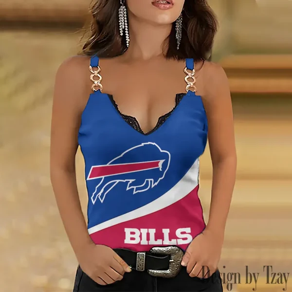 Buffalo Bills NFL Holiday Party Chain Strap Tank top Shirt Style 2025 SPTWCSTT592