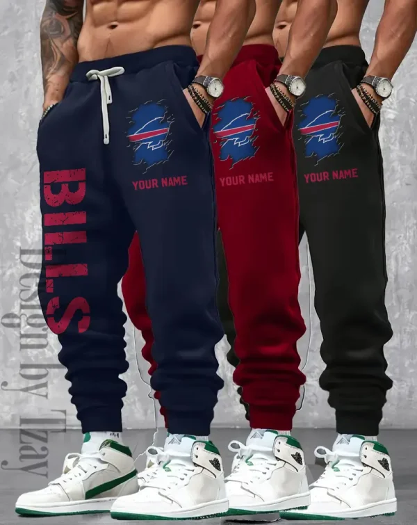 Buffalo Bills Men 2D Fashion Jogging Pants Casual BGJGPSP382