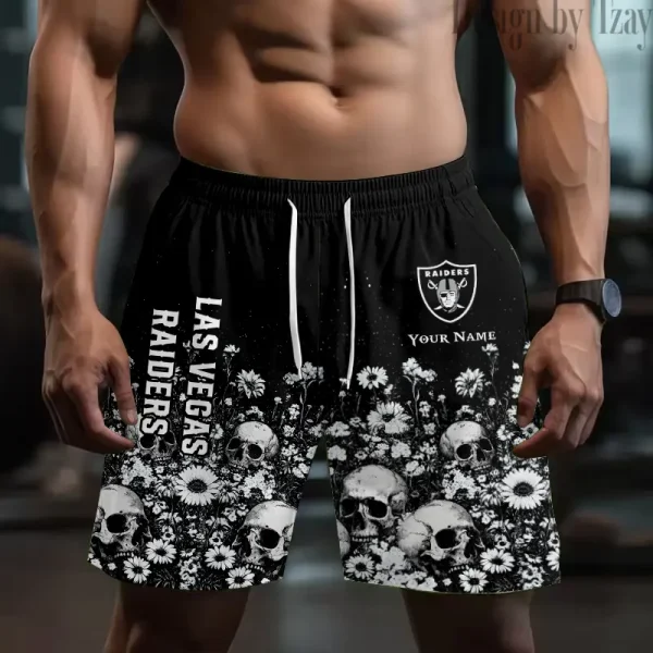 Las Vegas Raiders NHL Men's Shorts Sport Lightweight Casual Workout style 2025 BGSHORT653