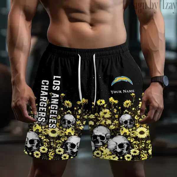 Los Angeles Chargers NHL Men's Shorts Sport Lightweight Casual Workout style 2025 BGSHORT654