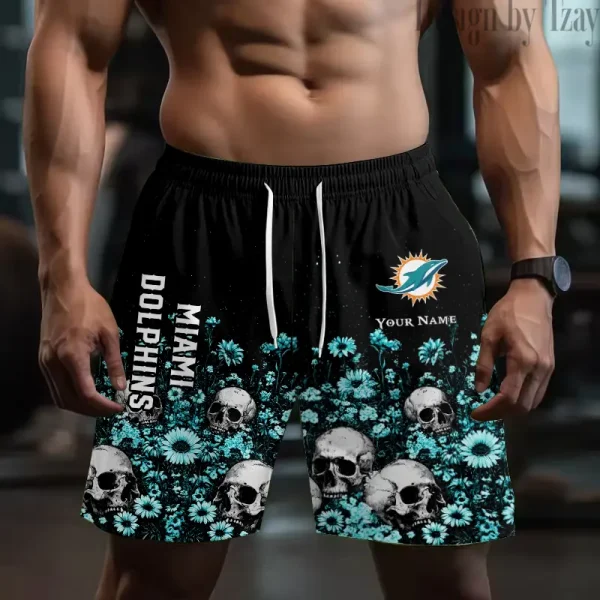 Miami Dolphins NHL Men's Shorts Sport Lightweight Casual Workout style 2025 BGSHORT656