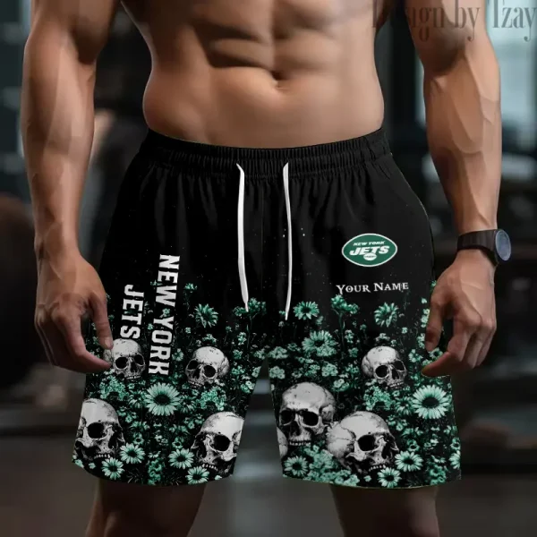 New York Jets NHL Men's Shorts Sport Lightweight Casual Workout style 2025 BGSHORT661