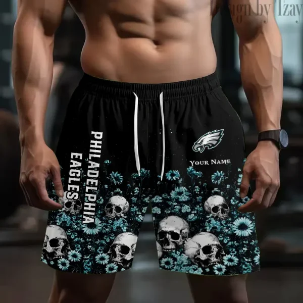 Philadelphia Eagles NHL Men's Shorts Sport Lightweight Casual Workout style 2025 BGSHORT662