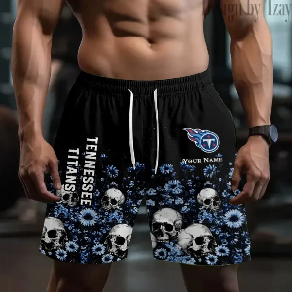 Tennessee Titans NHL Men's Shorts Sport Lightweight Casual Workout style 2025 BGSHORT667