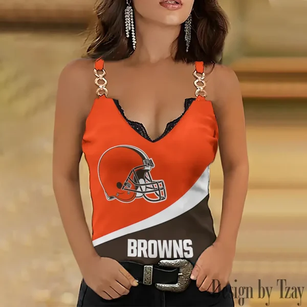 Cleveland Browns NFL Holiday Party Chain Strap Tank top Shirt Style 2025 SPTWCSTT596