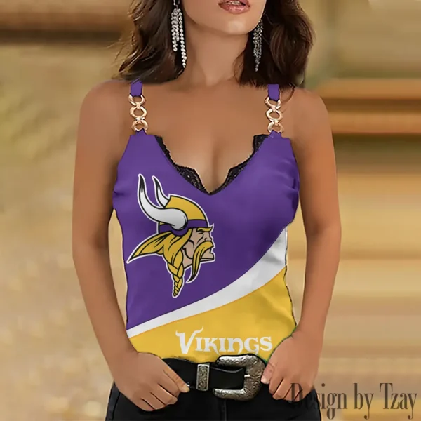 Minnesota Vikings NFL Holiday Party Chain Strap Tank top Shirt Style 2025 SPTWCSTT609
