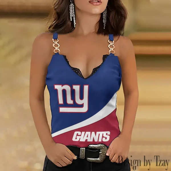 New York Giants NFL Holiday Party Chain Strap Tank top Shirt Style 2025 SPTWCSTT612