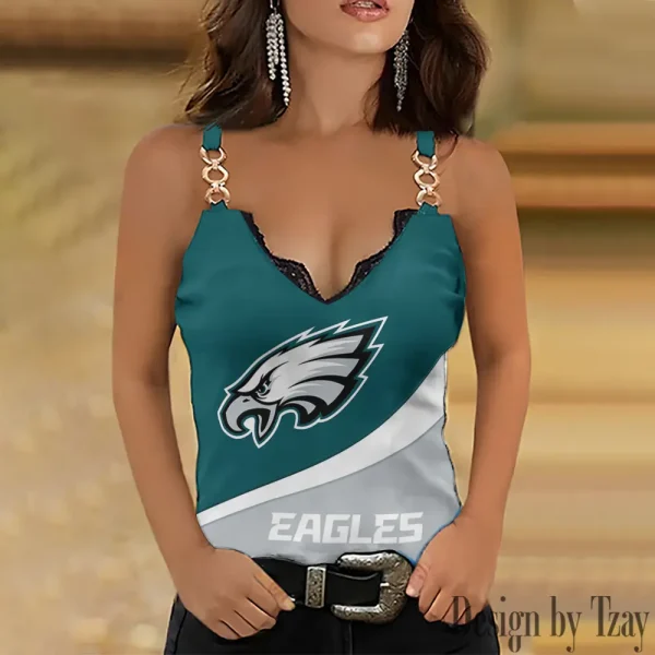 Philadelphia Eagles NFL Holiday Party Chain Strap Tank top Shirt Style 2025 SPTWCSTT614