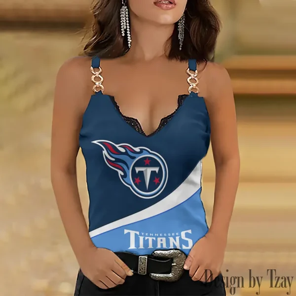 Tennessee Titans NFL Holiday Party Chain Strap Tank top Shirt Style 2025 SPTWCSTT619
