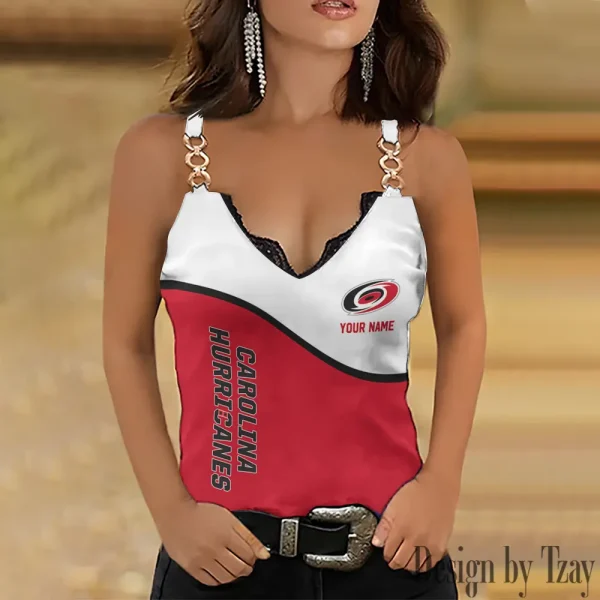 Carolina Hurricanes NFL Holiday Party Chain Strap Tank top Shirt Style 2025 SPTWCSTT624