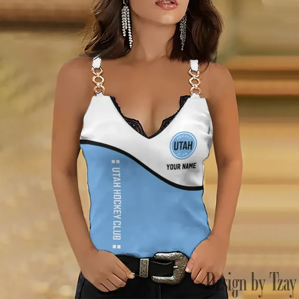 Utah Hockey Club NFL Holiday Party Chain Strap Tank top Shirt Style 2025 SPTWCSTT646