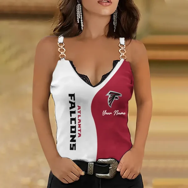 Atlanta Falcons Holiday Party Chain Strap Tank top Shirt Style 2025 SPTWCSTT654