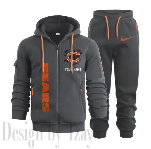 Chicago Bears Sports Tracksuit Jogging Men's Clothing Casual for Men Daily Style 2025 SPTSTJM038