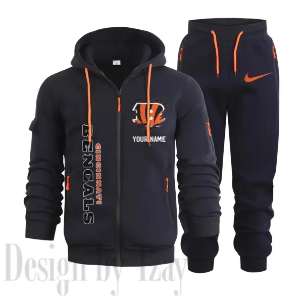 Cincinnati Bengals Sports Tracksuit Jogging Men's Clothing Casual for Men Daily Style 2025 SPTSTJM039 - Image 7