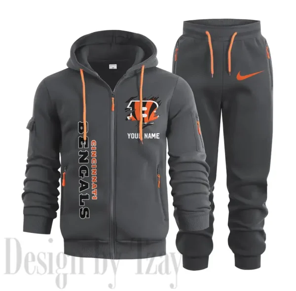 Cincinnati Bengals Sports Tracksuit Jogging Men's Clothing Casual for Men Daily Style 2025 SPTSTJM039 - Image 5