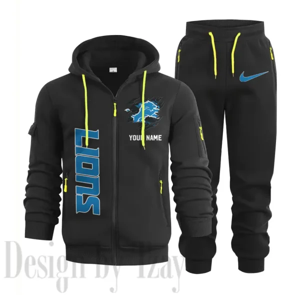 Detroit Lions Sports Tracksuit Jogging Men's Clothing Casual for Men Daily Style 2025 SPTSTJM043 - Image 6