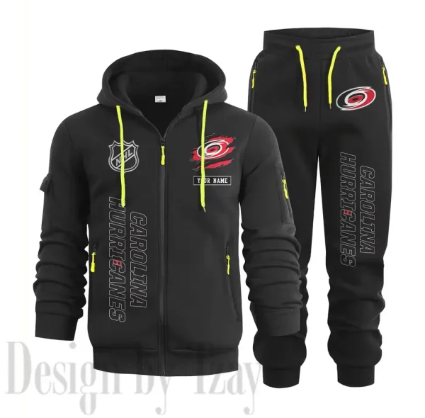 Carolina Hurricanes Sports Tracksuit Jogging Men's Clothing Casual for Men Daily Style 2025 SPTSTJM004 - Image 3