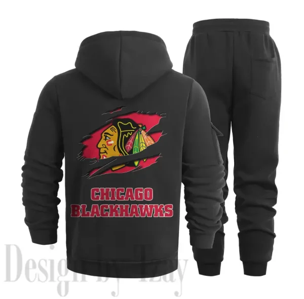 Chicago Blackhawks Sports Tracksuit Jogging Men's Clothing Casual for Men Daily Style 2025 SPTSTJM005 - Image 4