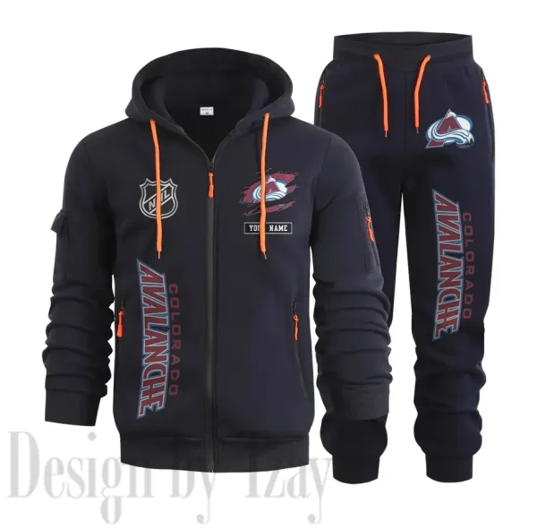 Colorado Avalanche Sports Tracksuit Jogging Men's Clothing Casual for Men Daily Style 2025 SPTSTJM006
