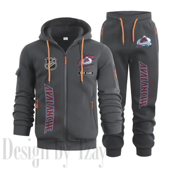 Colorado Avalanche Sports Tracksuit Jogging Men's Clothing Casual for Men Daily Style 2025 SPTSTJM006 - Image 5