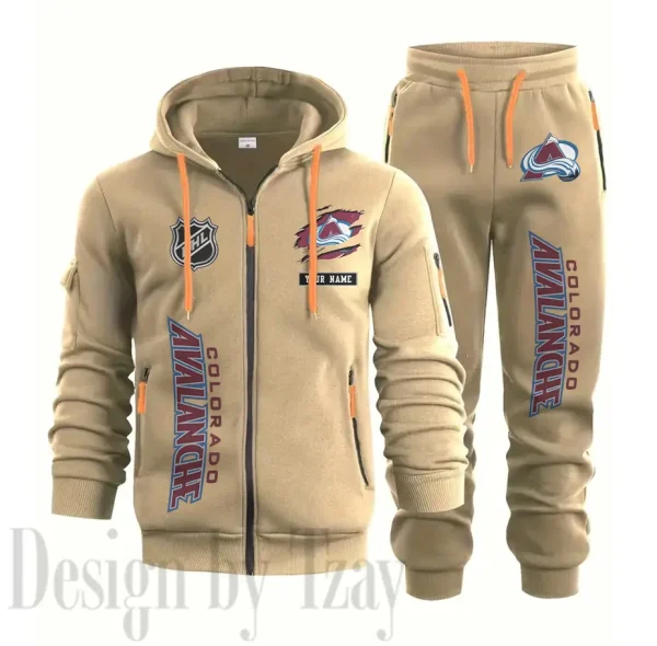 Colorado Avalanche Sports Tracksuit Jogging Men's Clothing Casual for Men Daily Style 2025 SPTSTJM006 - Image 3