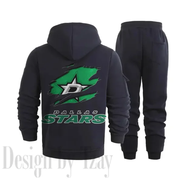 Dallas Stars Sports Tracksuit Jogging Men's Clothing Casual for Men Daily Style 2025 SPTSTJM008 - Image 2