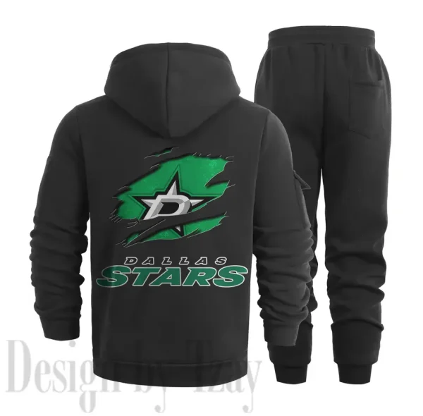 Dallas Stars Sports Tracksuit Jogging Men's Clothing Casual for Men Daily Style 2025 SPTSTJM008 - Image 4