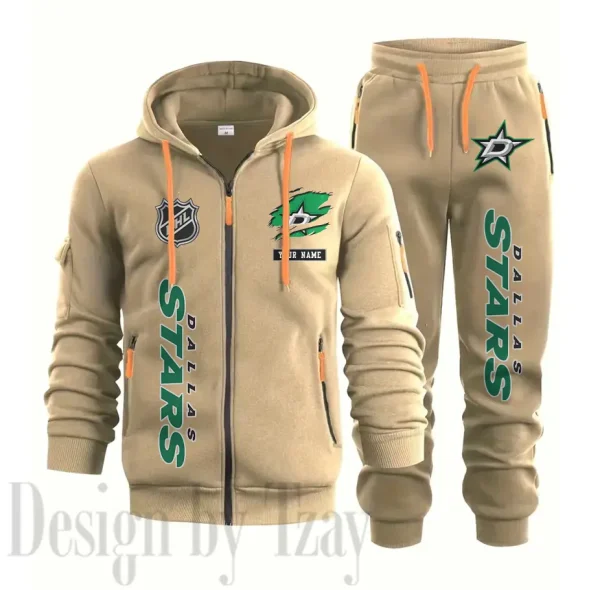 Dallas Stars Sports Tracksuit Jogging Men's Clothing Casual for Men Daily Style 2025 SPTSTJM008 - Image 7