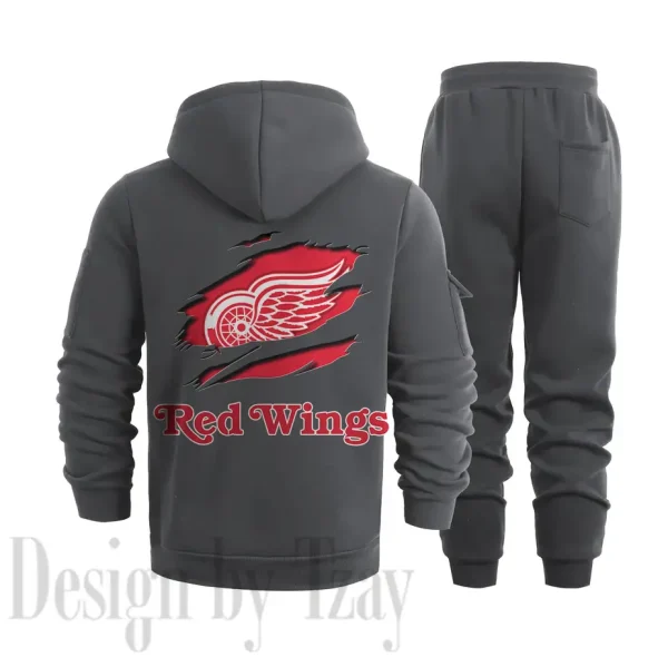 Detroit Red Wings Sports Tracksuit Jogging Men's Clothing Casual for Men Daily Style 2025 SPTSTJM009 - Image 2