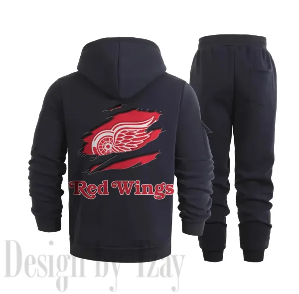 Detroit Red Wings Sports Tracksuit Jogging Men's Clothing Casual for Men Daily Style 2025 SPTSTJM009 - Image 5