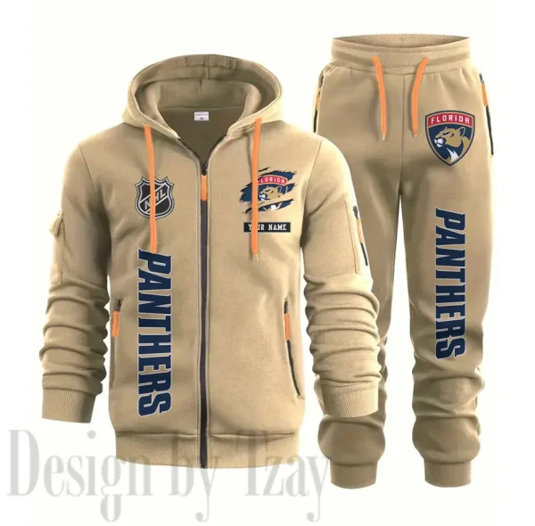Florida Panthers Sports Tracksuit Jogging Men's Clothing Casual for Men Daily Style 2025 SPTSTJM010