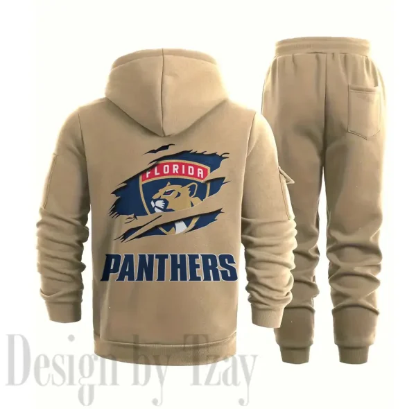 Florida Panthers Sports Tracksuit Jogging Men's Clothing Casual for Men Daily Style 2025 SPTSTJM010 - Image 2