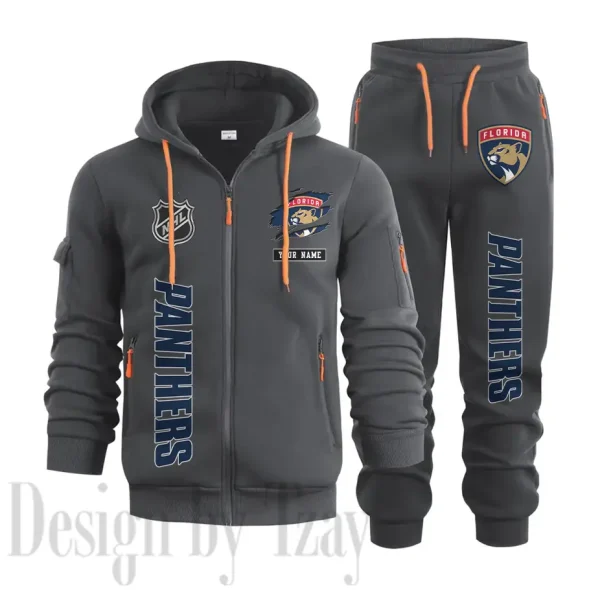 Florida Panthers Sports Tracksuit Jogging Men's Clothing Casual for Men Daily Style 2025 SPTSTJM010 - Image 5