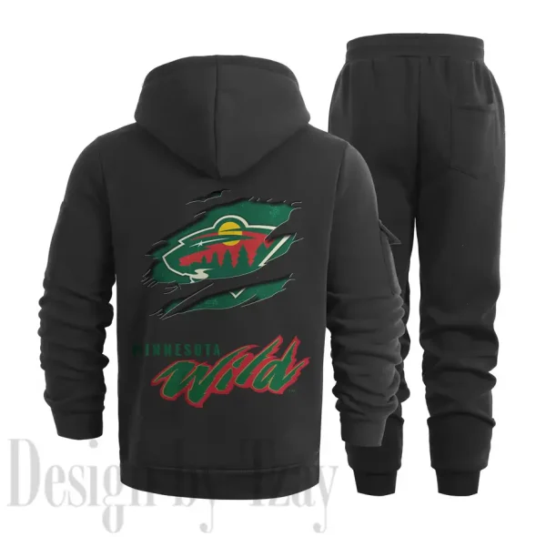 Minnesota Wild Sports Tracksuit Jogging Men's Clothing Casual for Men Daily Style 2025 SPTSTJM011