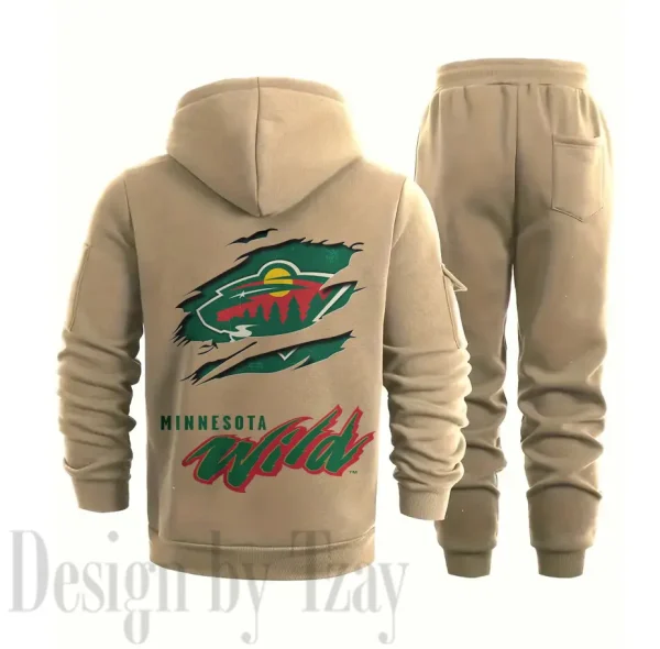 Minnesota Wild Sports Tracksuit Jogging Men's Clothing Casual for Men Daily Style 2025 SPTSTJM011 - Image 6