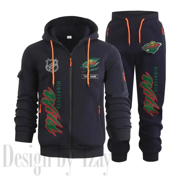 Minnesota Wild Sports Tracksuit Jogging Men's Clothing Casual for Men Daily Style 2025 SPTSTJM011 - Image 7