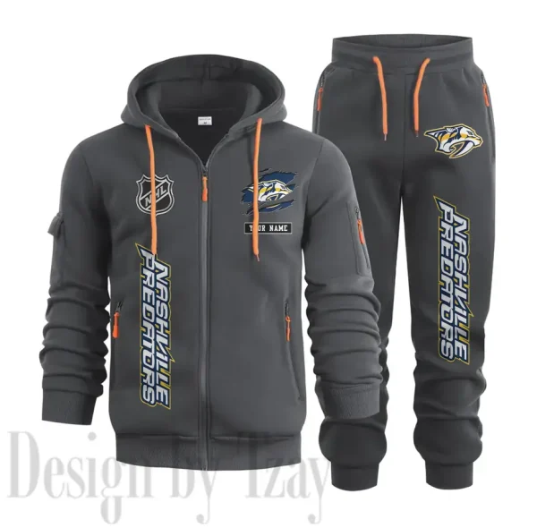 Nashville Predators Sports Tracksuit Jogging Men's Clothing Casual for Men Daily Style 2025 SPTSTJM013