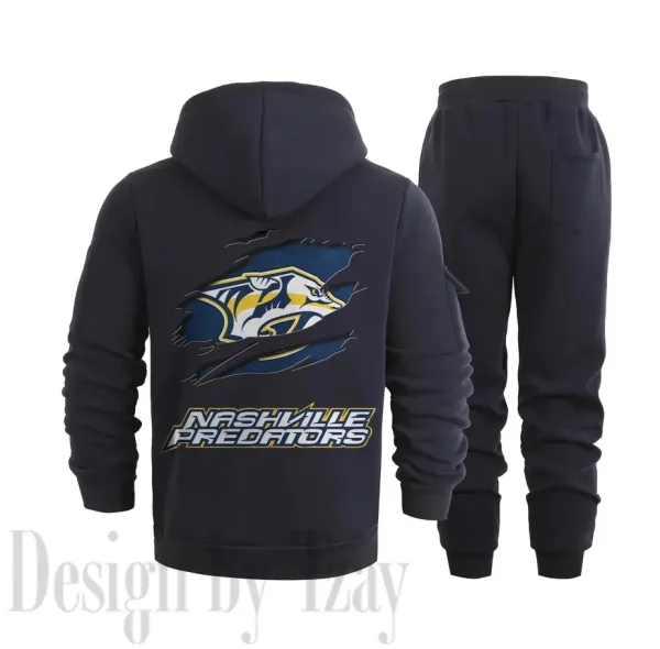 Nashville Predators Sports Tracksuit Jogging Men's Clothing Casual for Men Daily Style 2025 SPTSTJM013 - Image 4
