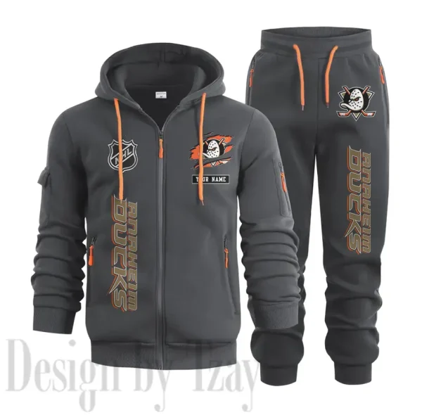 Anaheim Ducks Sports Tracksuit Jogging Men's Clothing Casual for Men Daily Style 2025 SPTSTJM014 - Image 3
