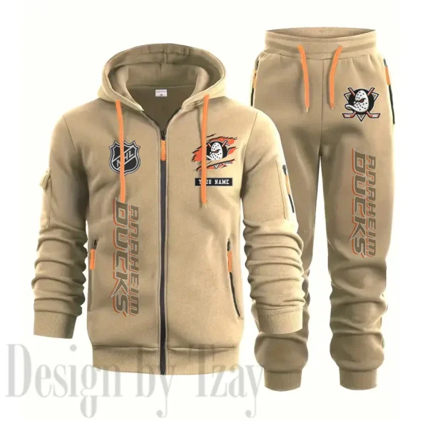 Anaheim Ducks Sports Tracksuit Jogging Men's Clothing Casual for Men Daily Style 2025 SPTSTJM014 - Image 5